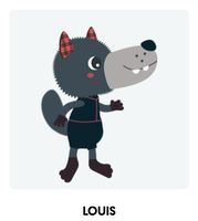 Louis le loup Lilliputiens